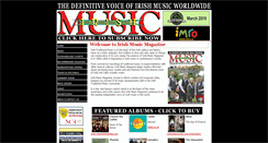 Desktop Screenshot of irishmusicmagazine.com